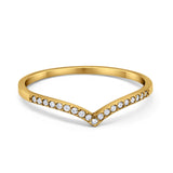 Eternity Wedding Band Ring Simulated Round CZ 925 Sterling Silver
