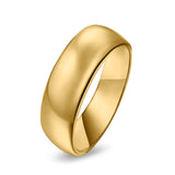 Sterling Silver Wedding Band Ring Round 925 Sterling Silver (8MM)