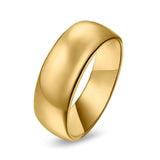 Sterling Silver Wedding Band Ring Round 925 Sterling Silver (9MM)