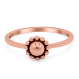 Bali Ring Oxidized Band Solid 925 Sterling Silver Thumb Ring (7mm)