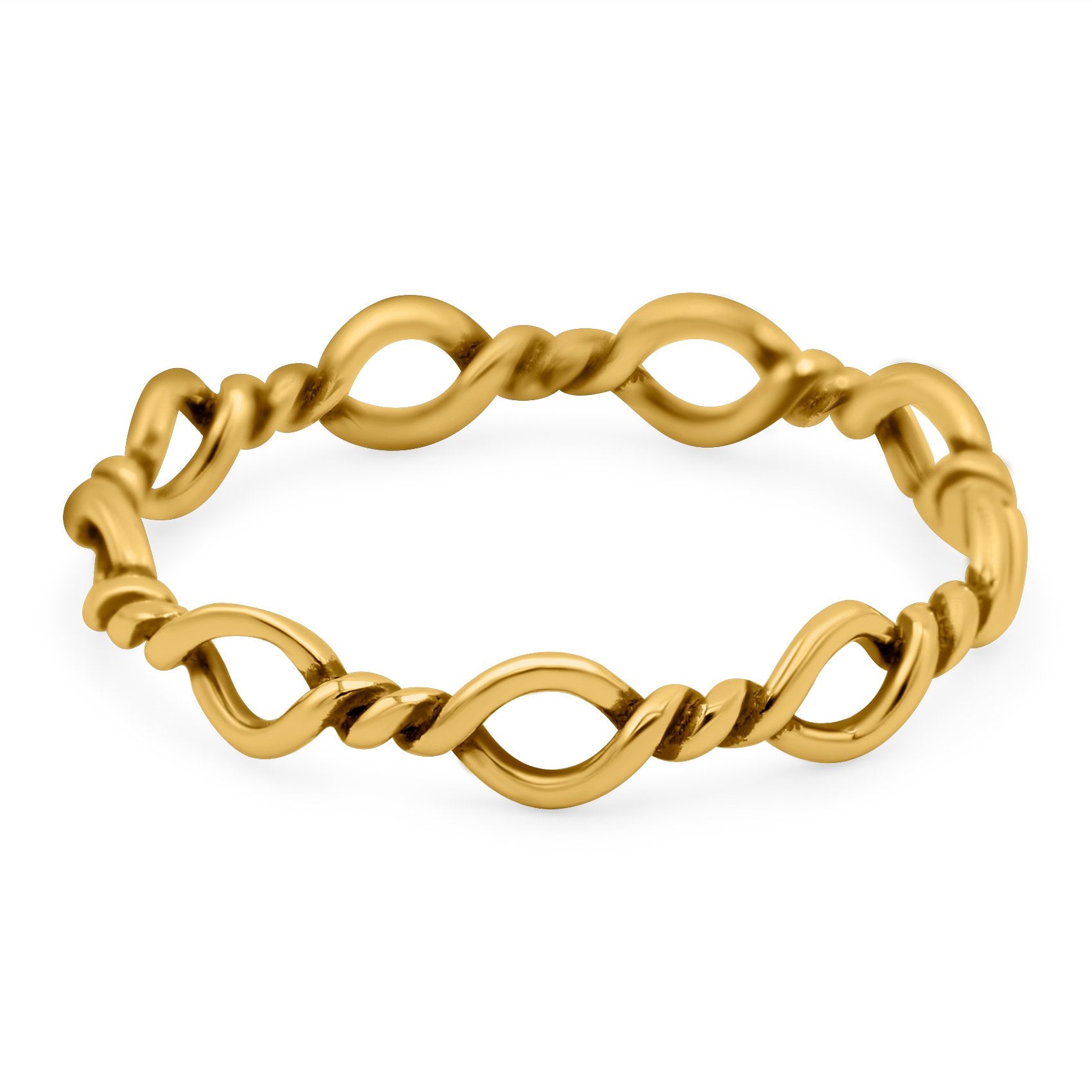 Meisterlizzy Solid 925 Sterling Silver Oxidized Rope Band Thumb Ring – 4mm, Gift Box Included
