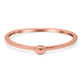 Band Oxidized Ring Solid 925 Sterling Silver Thumb Ring (3mm)