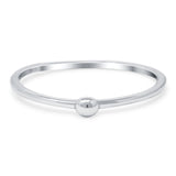 Band Oxidized Ring Solid 925 Sterling Silver Thumb Ring (3mm)