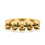 Skull Heads Ring