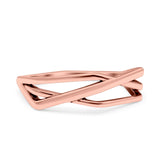 Geometric Ring Oxidized Band Solid 925 Sterling Silver Thumb Ring (5.4mm)
