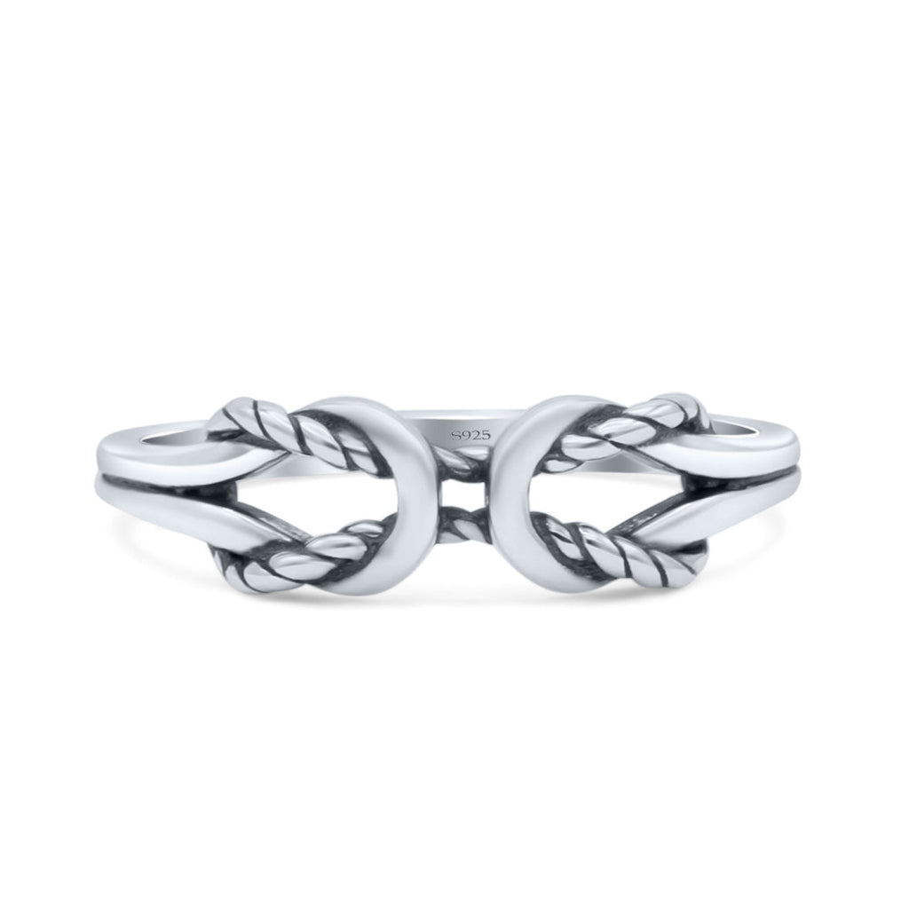 Classic Fishermans Knot Design Style Infinity Loop Double Rope Knot Ox ...