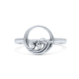 Filigree-Swirl-Petite-Dainty-Ocean-Wave-Circle-Fashion-Oxidized-Band-Solid-925-Sterling-Silver-Thumb-Ring-(10.8mm)