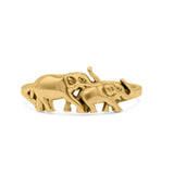 elephant trunk up good luck Ring