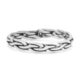 Infinity Princess Twisted Rope Braided New Stylish Oxidized Band Thumb Ring (3.2mm)