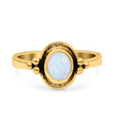 Petite Dainty Round Solitaire Promise Ring Band Oxidized Braided 925 Sterling Silver