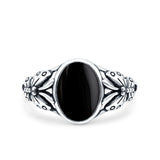 Petite Dainty Butterfly Lab Opal Ring Solid Oval Oxidized 925 Sterling Silver