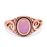 Solitaire Halo Wedding Engagement Ring Round Simulated Cubic Zirconia 925 Sterling Silver