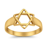 Jewish Star Ring Band 925 Sterling Silver Star of David Judaism