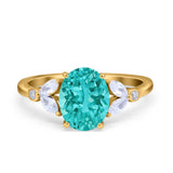 Vintage Style Wedding Ring Marquise Simulated Cubic Zirconia 925 Sterling Silver