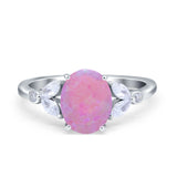 Vintage Style Wedding Ring Marquise Simulated Cubic Zirconia 925 Sterling Silver