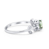 14K Gold 0.87ct Round G SI Diamond Engagement Ring Size 6.5