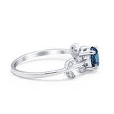 14K Gold 0.87ct Round G SI Diamond Engagement Ring Size 6.5