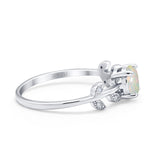 14K Gold 0.87ct Round G SI Diamond Engagement Ring Size 6.5