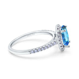 14K Gold 0.93ct Oval G SI Diamond Engagement Ring Size 6.5