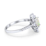 14K Gold 1.54ct Vintage Oval 8mmx6mm G SI Diamond Engagement Wedding Ring