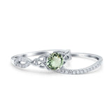 14K Gold 1.05ct Round 6mm G SI Diamond Engagement Bridal Wedding Ring