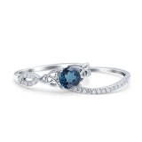 14K Gold 1.05ct Round 6mm G SI Diamond Engagement Bridal Wedding Ring