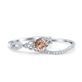 14K Gold 1.05ct Round 6mm G SI Diamond Engagement Bridal Wedding Ring