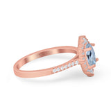 14K Gold 1.53ct Oval G SI Diamond Engagement Ring
