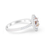 14K Gold 1.53ct Oval G SI Diamond Engagement Ring