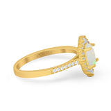 14K Gold 1.53ct Oval G SI Diamond Engagement Ring