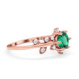 14K Gold Round G SI 1.02ct Diamond Engagement Ring