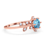 14K Gold Round G SI 1.02ct Diamond Engagement Ring