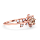 14K Gold Round G SI 1.02ct Diamond Engagement Ring