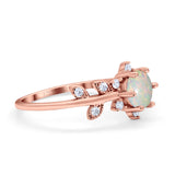 14K Gold Round G SI 1.02ct Diamond Engagement Ring