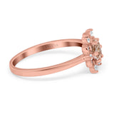 14K Gold 1.01ct Round 6mm G SI Art Deco Diamond Engagement Wedding Ring