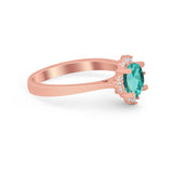 Halo Floral Art Deco Wedding Engagement Ring Round CZ 925 Sterling Silver