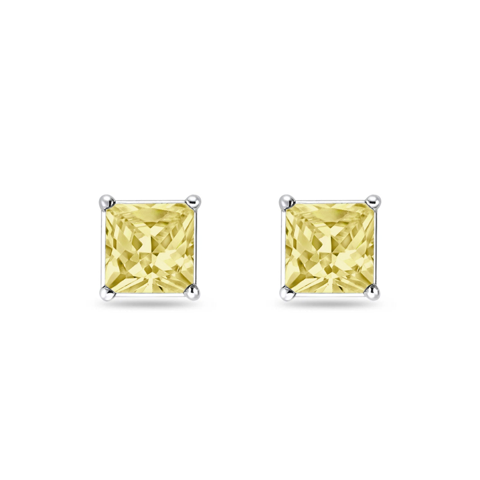 Fancy yellow diamond stud earrings – JB Star