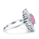 Art Deco Marquise Engagement Ring Cubic Zirconia 925 Sterling Silver