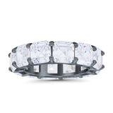 Asscher Cut Eternity Band