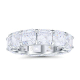 Asscher Cut Eternity Band