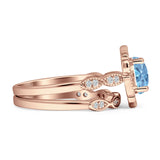 Two Piece Floral Ring