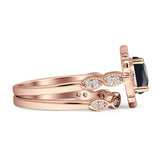 Two Piece Floral Ring