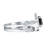 Two Piece Floral Ring