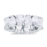 Pear Shaped Eternity Band