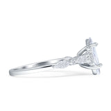 Art Deco Marquise Vintage Style Cubic Zirconia Ring 925 Sterling Silver