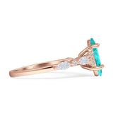 Art Deco Marquise Vintage Style Cubic Zirconia Ring 925 Sterling Silver