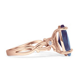 Marquise Split Shank Ring