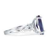 Marquise Split Shank Ring