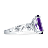 Marquise Split Shank Ring