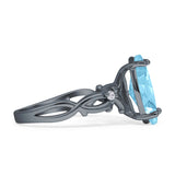 Marquise Split Shank Ring